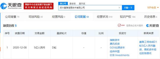 蓋雅工場完成D1輪5億元融資，GGV與騰訊等知名機構助力計算機軟硬件設備批發發展